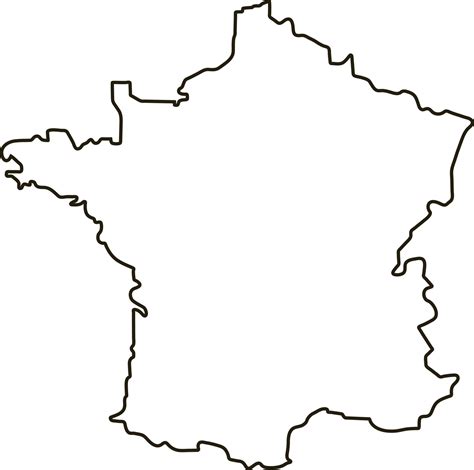 france map blank